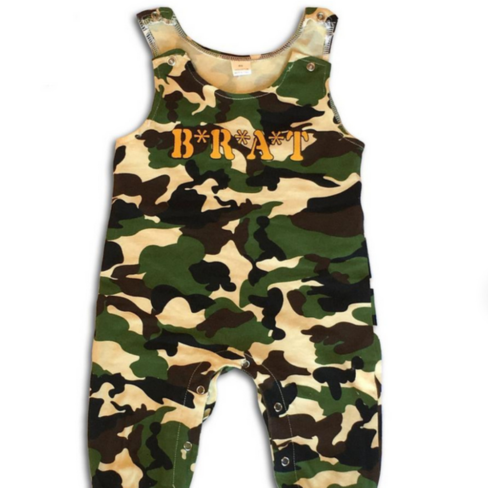 Army Brat Camo Romper